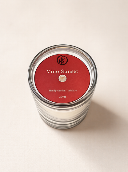 Vino Sunset scented candle