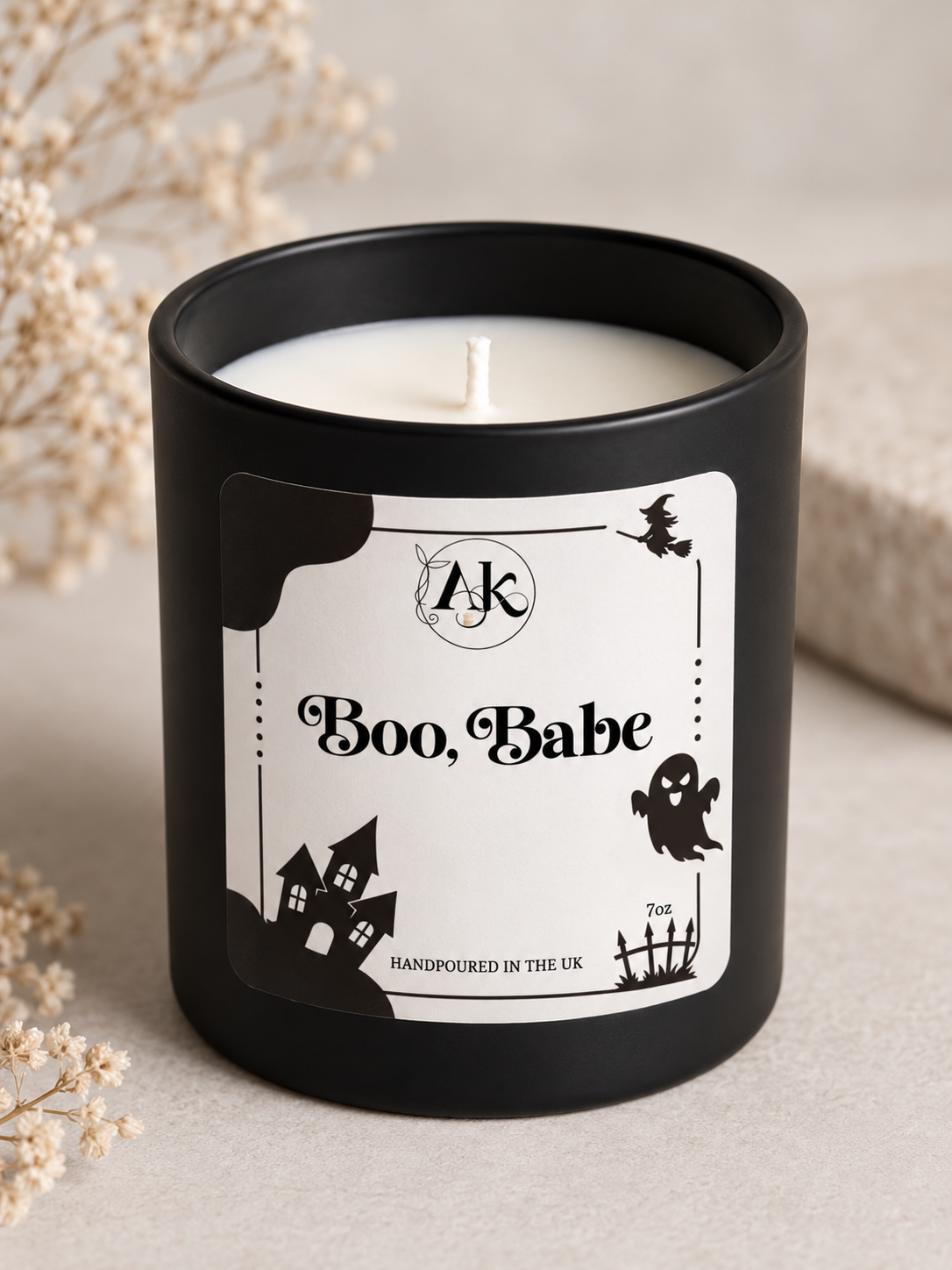 Boo, Babe scented Candle